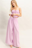 Tiered Tank & Palazzo Set (Pink Lavender)