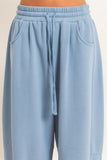 Soft Barrel Sweatpants (Dusty Blue)