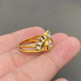 Goddess Crown 18K Gold Plated Ring