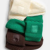 Adult Mad Hatter Ribbed Knit Beanie (Espresso)