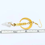 18k Crystal Drop Earrings