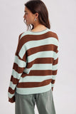 Classic Striped Sweater (Mint Choco Combo)
