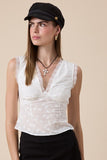 Amy Eyelit Floral Lace Top