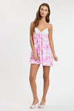 Camellia Swing Mini Dress (Pink)