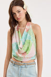 Sundry Park Halter Mesh Top (Green Park)