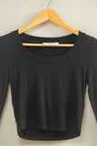 Kari Long Sleeve Top (Black)