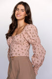 Autumn Sweetheart Top (Pink Floral)