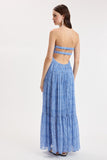 Twirly Blue Maxi Dress