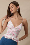 Blush Floral Lace Cami