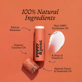 Poppy & Pout Lip Balm Pomegranate Peach