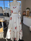 Florence Embroidered Maxi Skirt