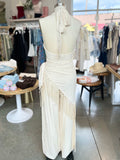 Fringe Wrap Three Piece Set (Ivory)