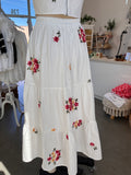 Florence Embroidered Maxi Skirt