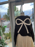 Bowtique Sweater (Mocha)