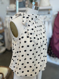 Polka Dot Sleeveless Top