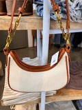 Halfmoon Hobo Bag (Tan)
