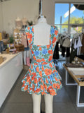 Nicki Ruffle Floral Belted Dress