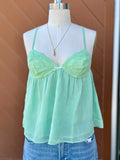 Baby Sage Cami Babydoll Top (Green)