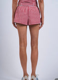 Gingham Micro Shorts