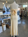Limoncello Linen Strapless Dress