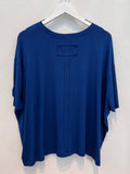 Taylor Oversized Ribbed Tee (Navy)