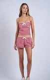 Gingham Micro Shorts