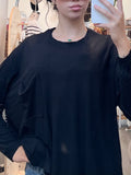 Aspen Long Sleeve Pocket Tee (Black)