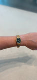 Oval Roman Numeral Metal Strap Watch
