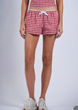 Gingham Micro Shorts