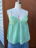 Baby Sage Cami Babydoll Top (Green)