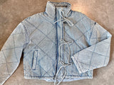 Denim Tie Jacket