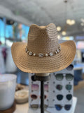 Shell Straw Hat (Khaki)