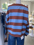 Aspen Stripe Crew Neck Sweatshirt