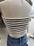 Timeless Stripe Tube Top (Navy)