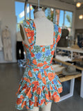 Nicki Ruffle Floral Belted Dress