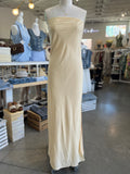 Limoncello Linen Strapless Dress