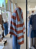 Aspen Stripe Crew Neck Sweatshirt