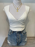 Free People Duo Corset Cami (Ivory)