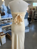 Limoncello Linen Strapless Dress