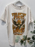 This Ain't My First Coors Rodeo Cactus Oversized Tee (Bone)