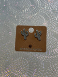 Cactus Earrings (Silver)