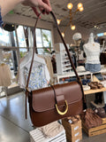 Horseshoe Buckle Bag (Brown)