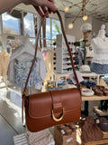 Horseshoe Buckle Bag (Tan)