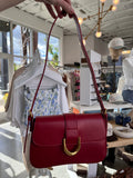 Horseshoe Buckle Bag (Red)