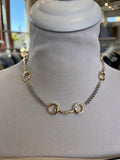 Silver/Gold Horsebit Necklace