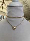 Double Layered Pendant Necklace