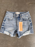 Mid Rise Peekaboo Pockets Shorts