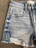 Mid Rise Peekaboo Pockets Shorts