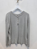 Basic Soft Long Sleeve Henley Top