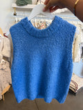 Macy Knit Vest (Blue)